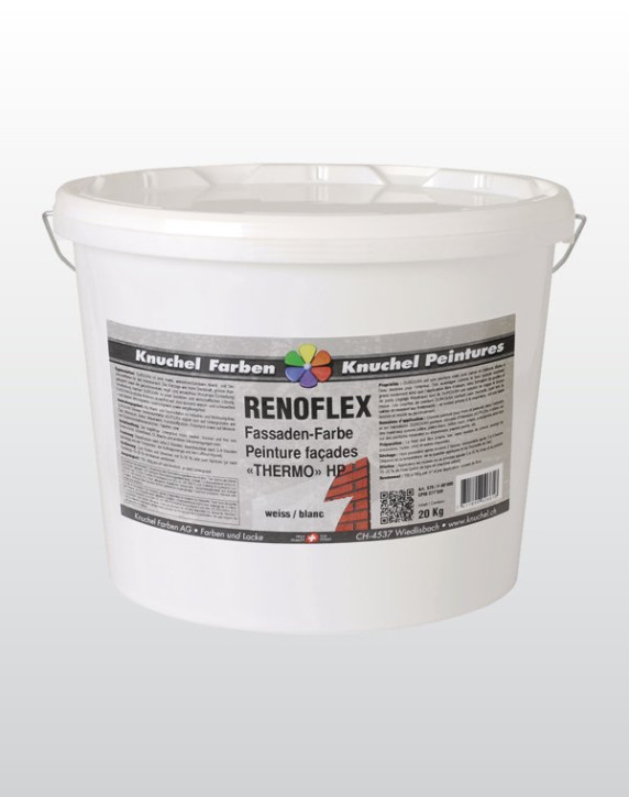 RENOFLEX HP Fassadenfarbe «Thermo» 5lt. W-Base Pastell RAL