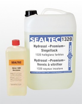 SEALTEC Hydrosol Siegellack «Premium» Komp.A 1320 farblos seidenglanz 10lt.
