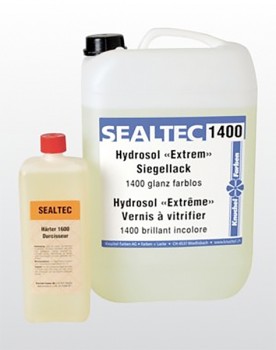 SEALTEC Hydrosol Siegellack «Extrem» Komp.A 1420 farblos seidenmatt 10lt.